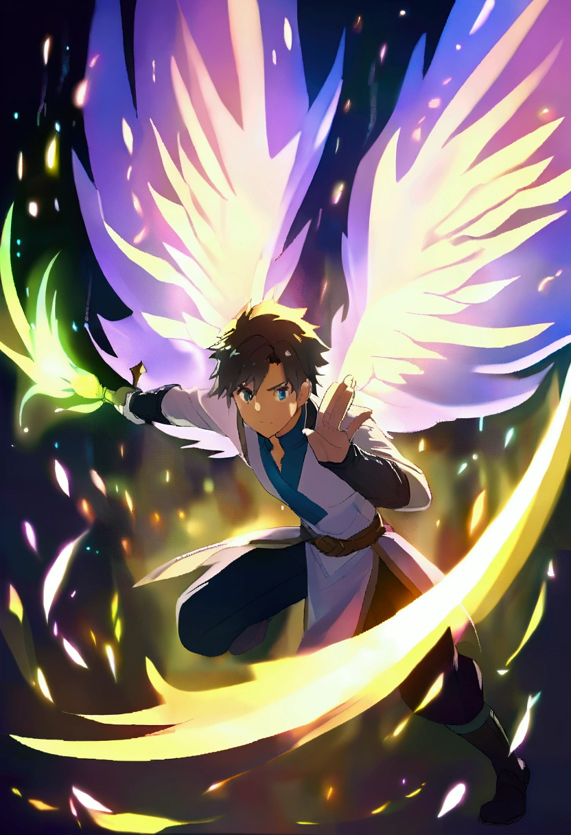Anime male protagonist,Flying Slash