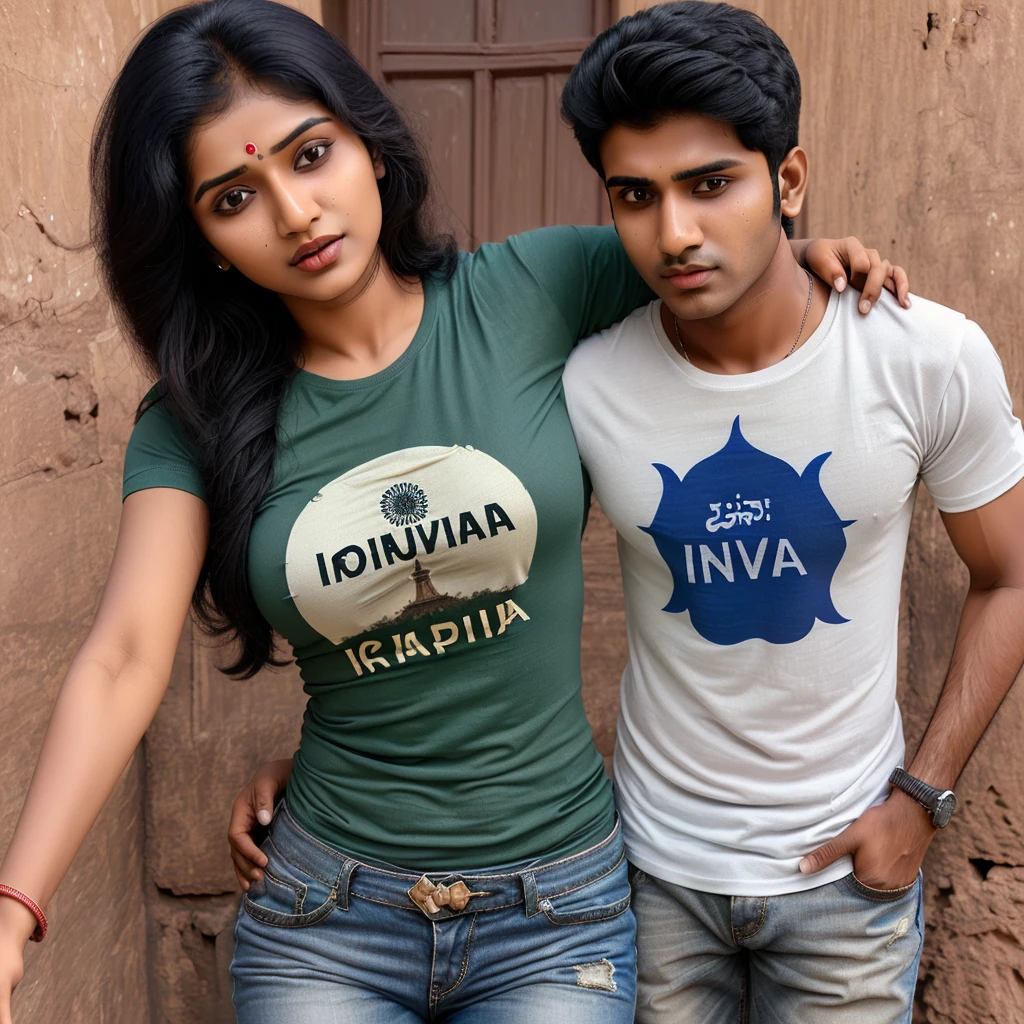Woman in india gavar t shirt with roshni with boy name abutalib