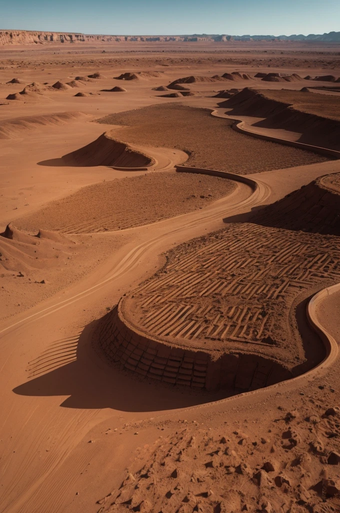 A plantation on the planet Mars