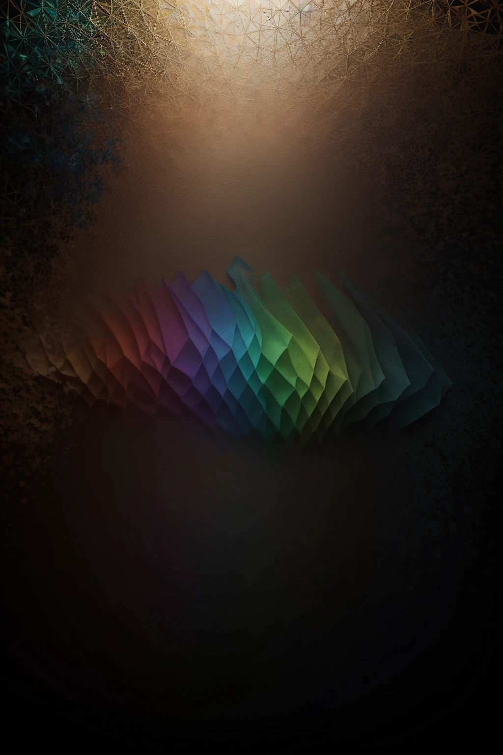 essence etincelle rainbow art patterned background