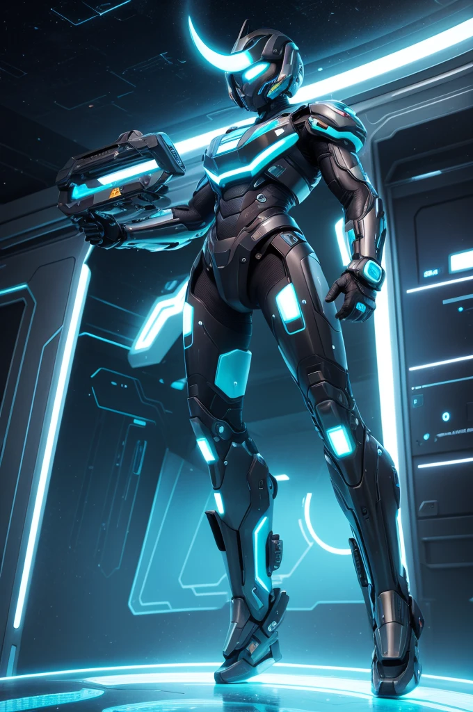 A futuristic combine on the planet Uranus