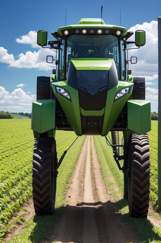 futuristic harvester
