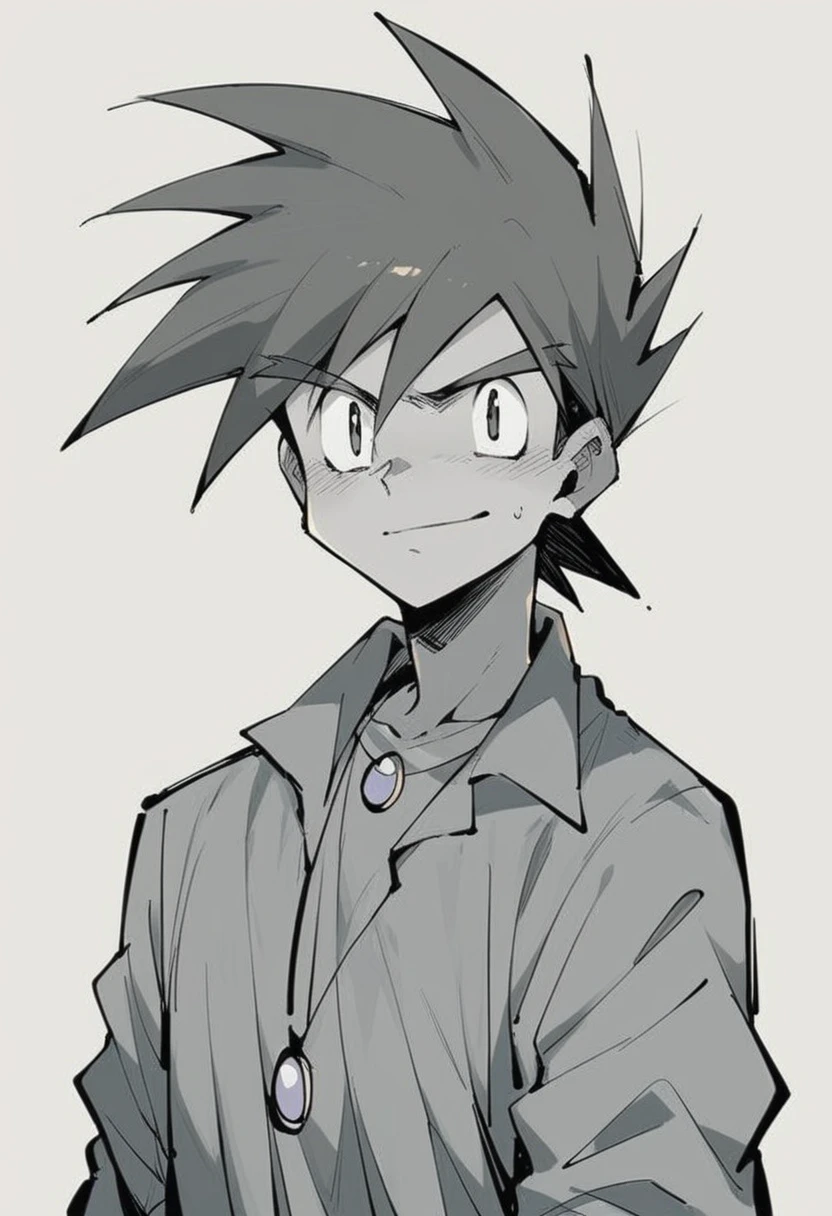 gary oak wearing sinnohoutfit