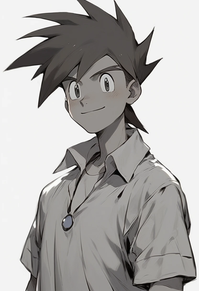gary oak wearing sinnohoutfit