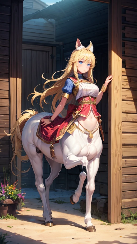 1 girl. Ketaur. Cold. Allergy. Hay fever. Runny nose. Nasal mucus. Snot. Sneeze. Full height. Full body. Blonde. Long hair. Blue eyes. Snotty nose. Snot from nose. Slave. Slave collar. Extremely detailed CG Unity 8k wallpaper. Ideal lighting. Ultra high resolution 4K. Super detailed 8K resolution.