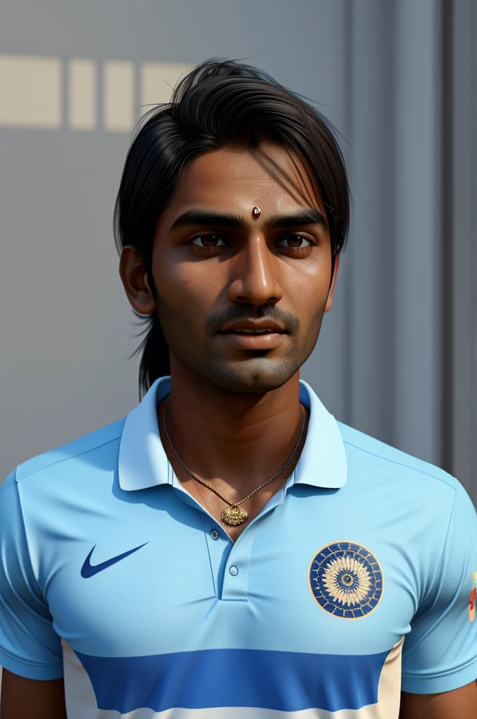 Indian cricket team player 3d model