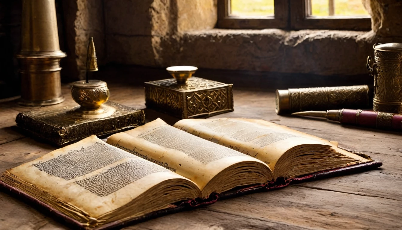 medieval manuscripts, old books, documents