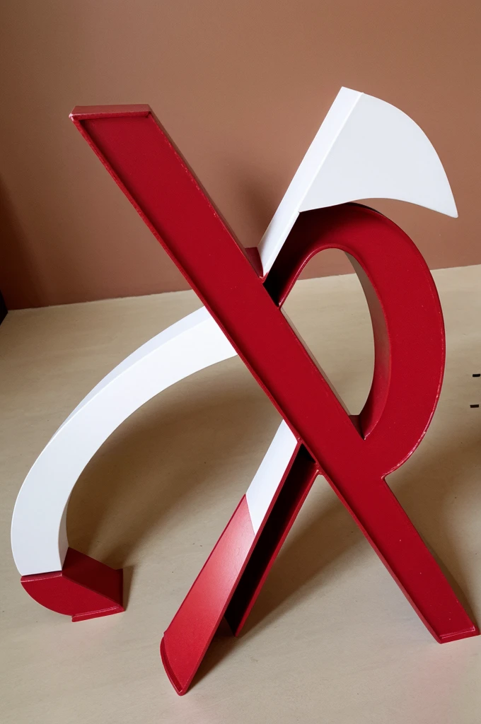 Letters pooi with red color hart