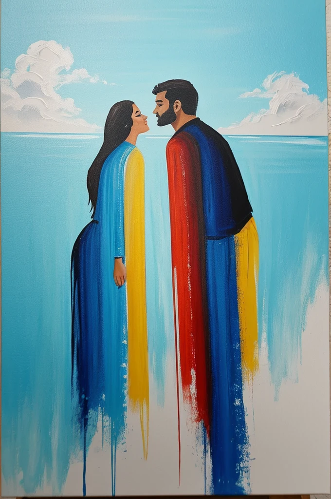 Long distance soul mate painting