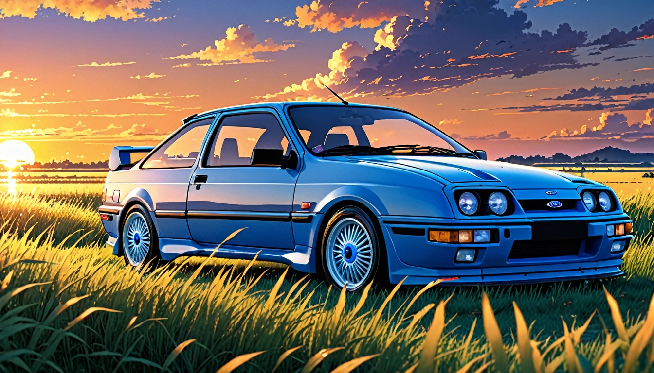 Ford Sierra RS Cosworth(1985)but、Anime scenery of a girl sitting in tall grass with a sunset in the background.Beautiful anime scene, Beautiful anime peace scenes, Makoto Shinkai Cyril Rolland, Beautiful anime scene, Awesome Wallpapers, Anime Art Wallpapers 8K, Anime Background, artistic Anime Background, anime wallpaper 4k, Anime Art 4K Wallpaper, Anime Wallpaper Art 4k,