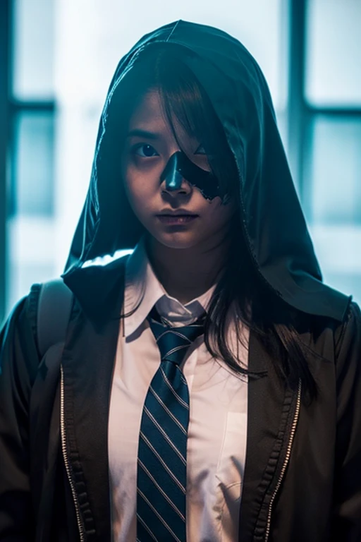 Scary student ghost