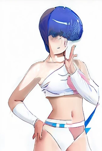 Sky Blue Hair、Real、Realistic、girl、Highest quality、Making anime drawings more human-like