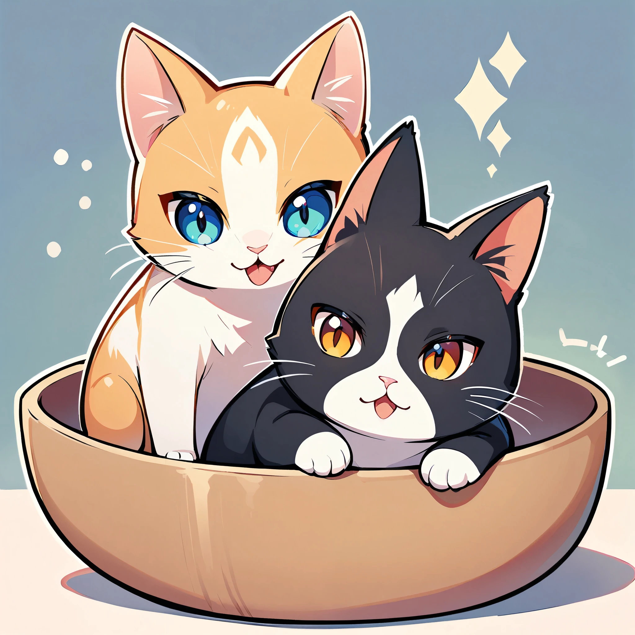 One cute kitten, Brown tabby, Deformed Characters, kitten, Plain background