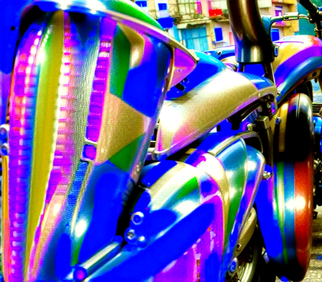SUPER SPORT MOTORCYCLE GETTING AWAY FROM THE POLICE in the alleys of favela 16:9