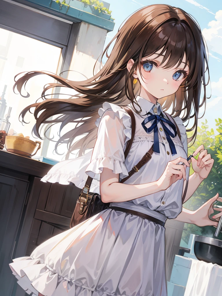 Brown haired girl