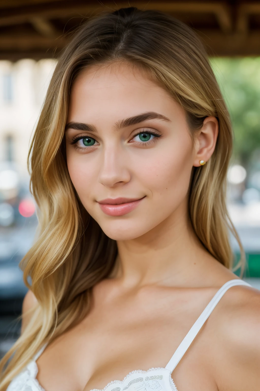 20 years old spanish girl,
blond hair, highly detailed and realistic face, beautiful clear green eyes,
medium/big natural , long hair, seductive look and smirk, gym girl, peau bronzée,
Portrait Sophie Sandot , cheveux bruns et grands, jeune femme, yeux de la chambre, sans maquillage, Maquillage naturel, regardant directement la
caméra, maquillage subtil, yeux verts perçants, bel angle, pose
attrayante, Mignon , pose sexy, déesse blonde, détail élevés, Pose satisfaite, realistic
instagram picture, 8k, really realistic beautiful hispanic face, really realistic lips and
nose, no smile , sexy smile , attractive girl