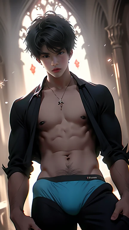 In a medieval monastery Boy Muscular boy demo, tempt, around a "young newcomer 19 years old", Sports, Young man, in ripped panties, slides, Erotic.