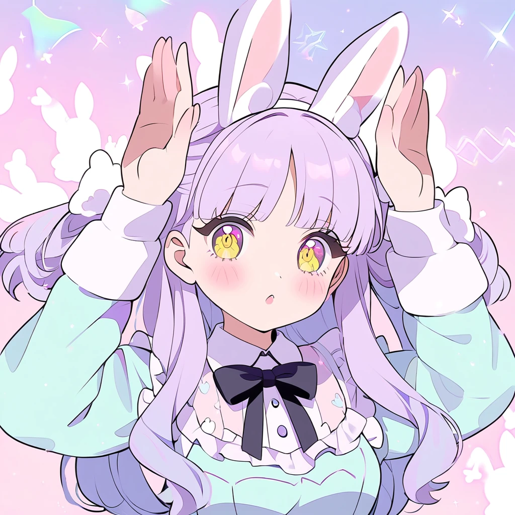 Girl, (Moe art style:1.2), (pastel colors:1.5), (rabbit pose:2), ๐๐๐๐๐๐๐๐๐๐๐๐๐๐๐๐๐๐๐๐๐๐๐๐๐๐๐๐๐๐๐๐๐๐๐๐๐๐๐๐๐๐๐๐๐๐๐๐๐๐๐๐๐ฅฐ๐ฅฐ๐ฅฐ๐ฅฐ๐ง๐ง๐ง๐ง, Jirai Kei