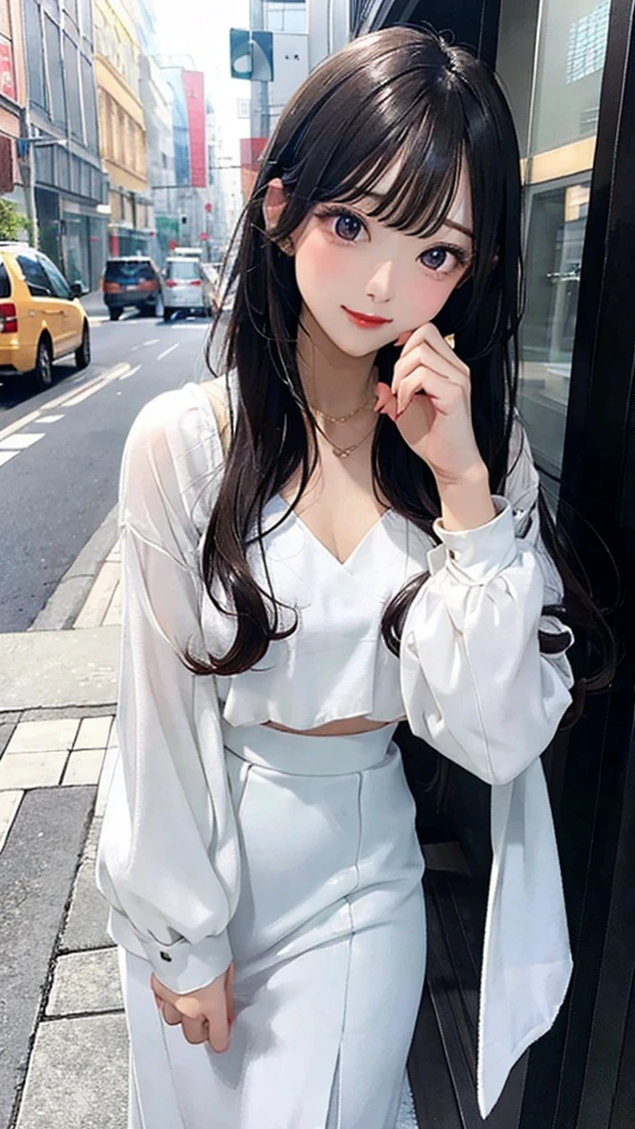 Seductive Pose、White clothes