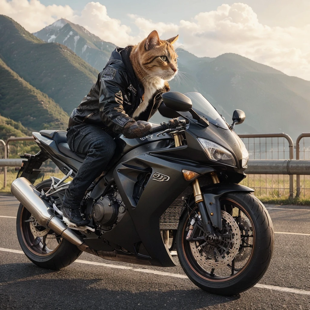 Realistic cat