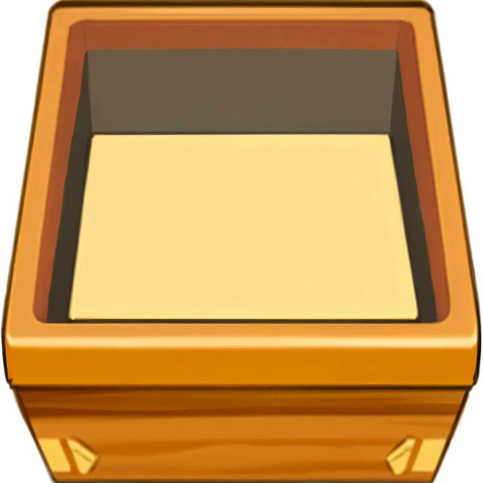 Close up of a wooden box with a brown lid,Wooden box