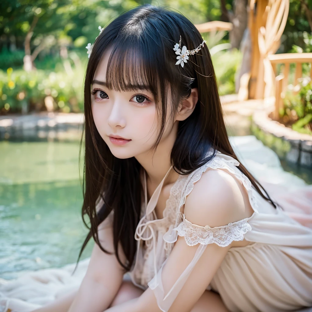 Leaning Forward,masterpiece, best quality, ultra-detailed, illustration, an extremely delicate and beautiful, professional photograph of a beautiful japan girl, thigh focus, best quality, masterpiece, ultra high res, (photorealistic:1.4), RAW photo, detailed beautiful face, (clear eyes:1.4) girl, (radiant colors), glowing light, captivating details, timeless artistry, creative exploration, girl, looking at viewer, (real), (soft saturation:1)