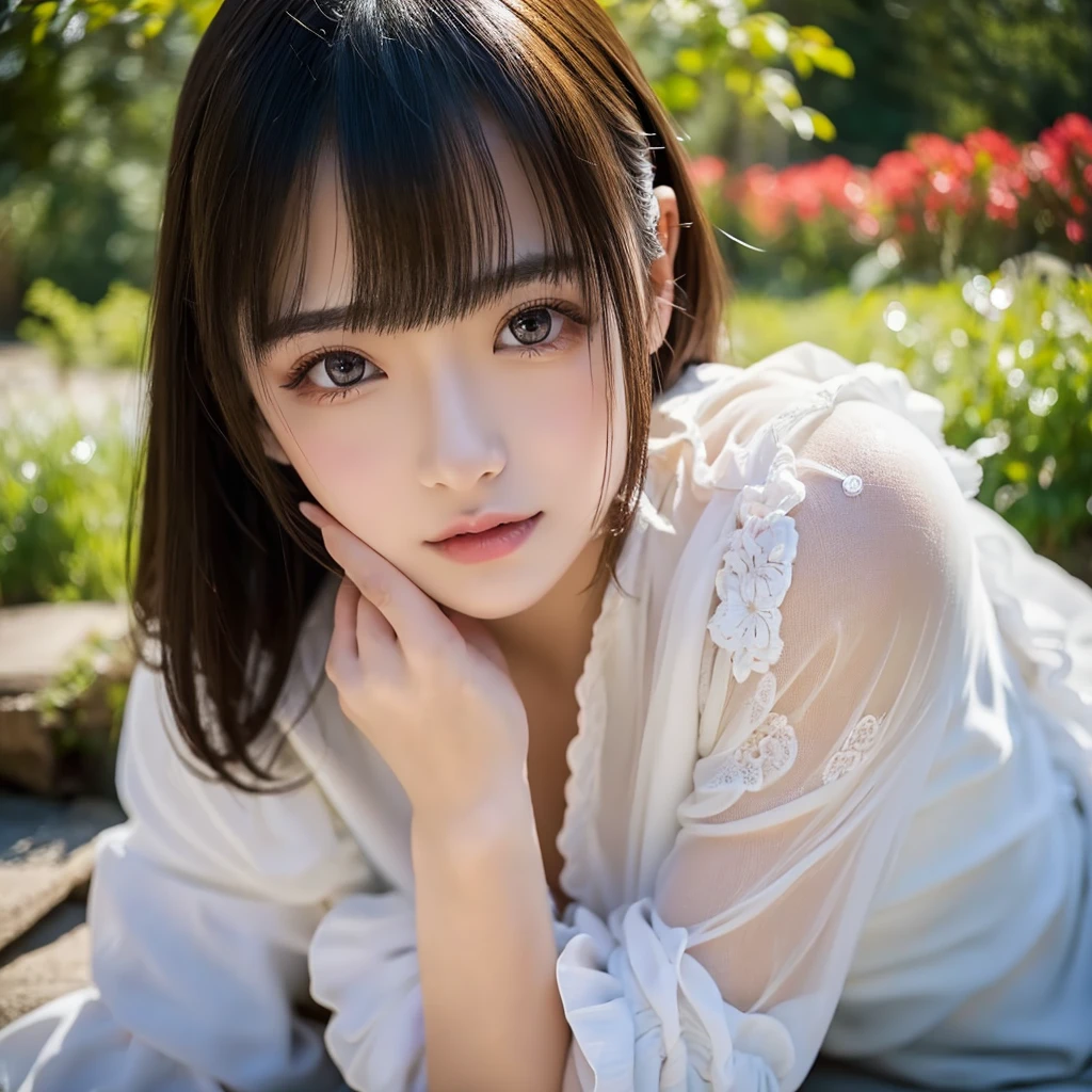 seductively posing,masterpiece, best quality, ultra-detailed, illustration, an extremely delicate and beautiful, professional photograph of a beautiful japan girl, thigh focus, best quality, masterpiece, ultra high res, (photorealistic:1.4), RAW photo, detailed beautiful face, (clear eyes:1.4) girl, (radiant colors), glowing light, captivating details, timeless artistry, creative exploration, girl, looking at viewer, (real), (soft saturation:1)