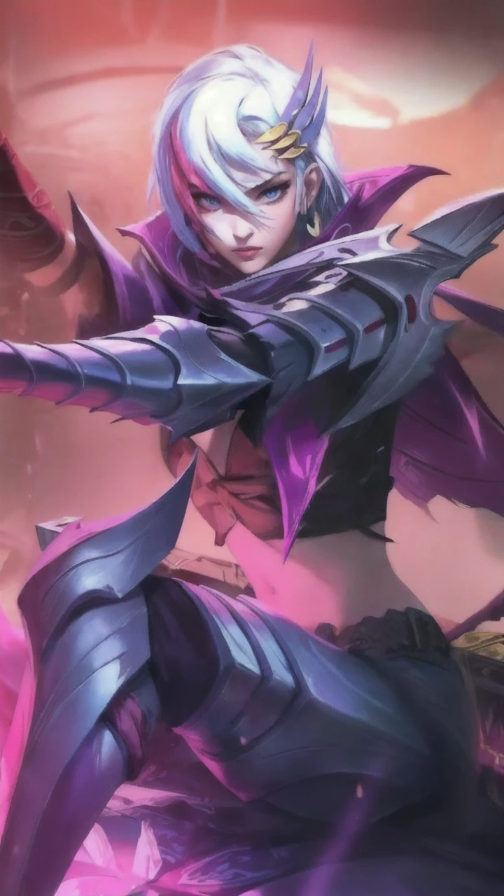 (masterpiece:1.4, best quality), (intricate details), unity 8k wallpaper, ultra detailed, beautiful and aesthetic, perfect lighting, (1girl), (blue hair, blue eyes, medium breasts),, dynamic pose, dynamic angle, lipstick, slim, slim body, medium breasts, , detailed background, realistic, solo, perfect detailed face, detailed eyes, highly detailed, blush, hair ornament, rolling_eyes, cross-eyed,