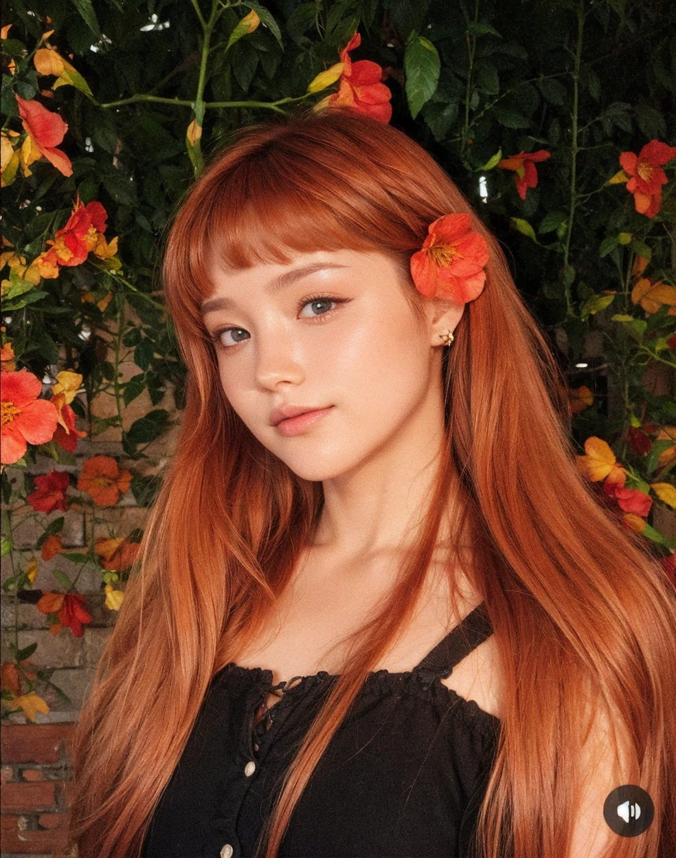 russet hair
