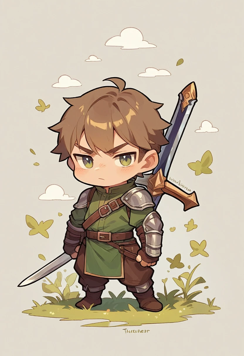 Chibi-e, boy, Adventurer,sword