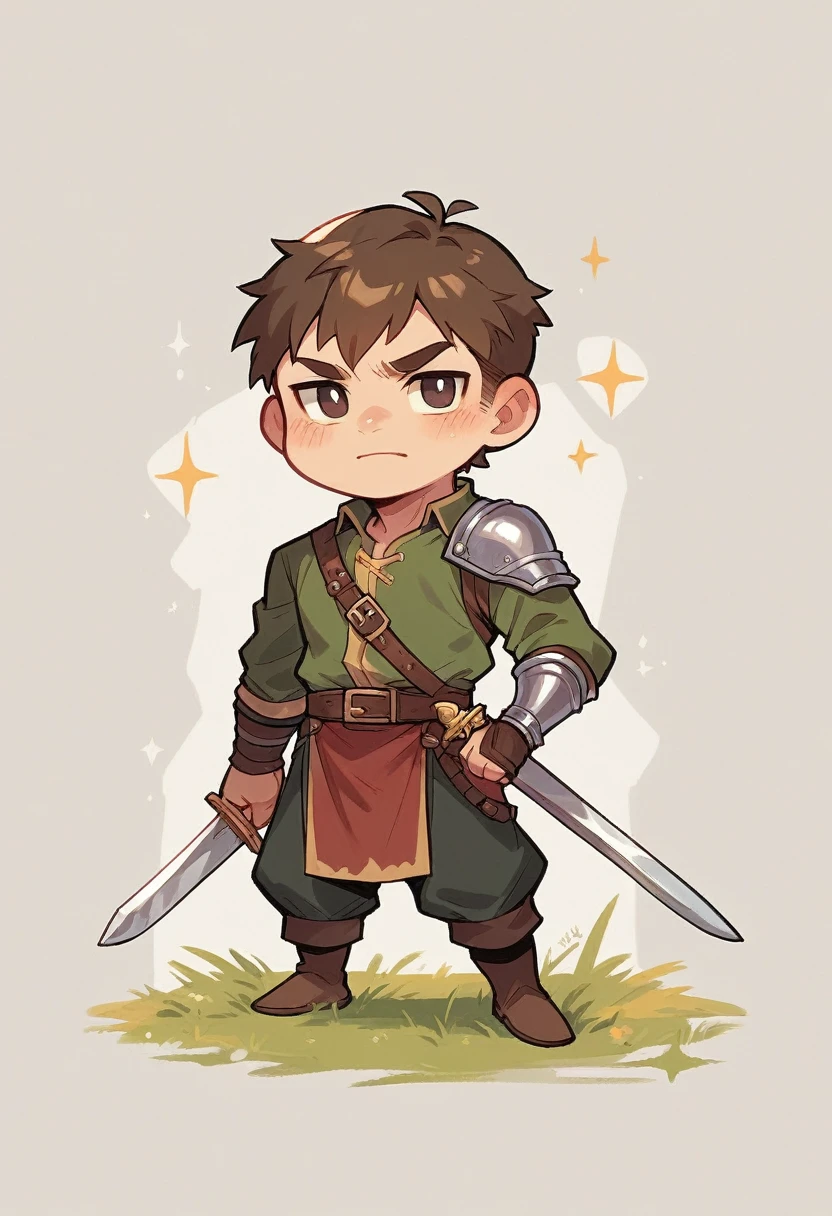 Chibi-e, boy, Adventurer,sword