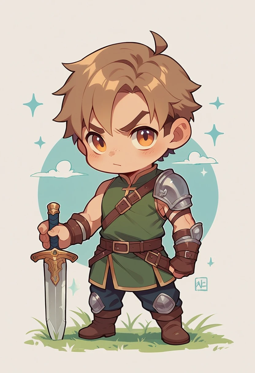 Chibi-e, boy, Adventurer,sword