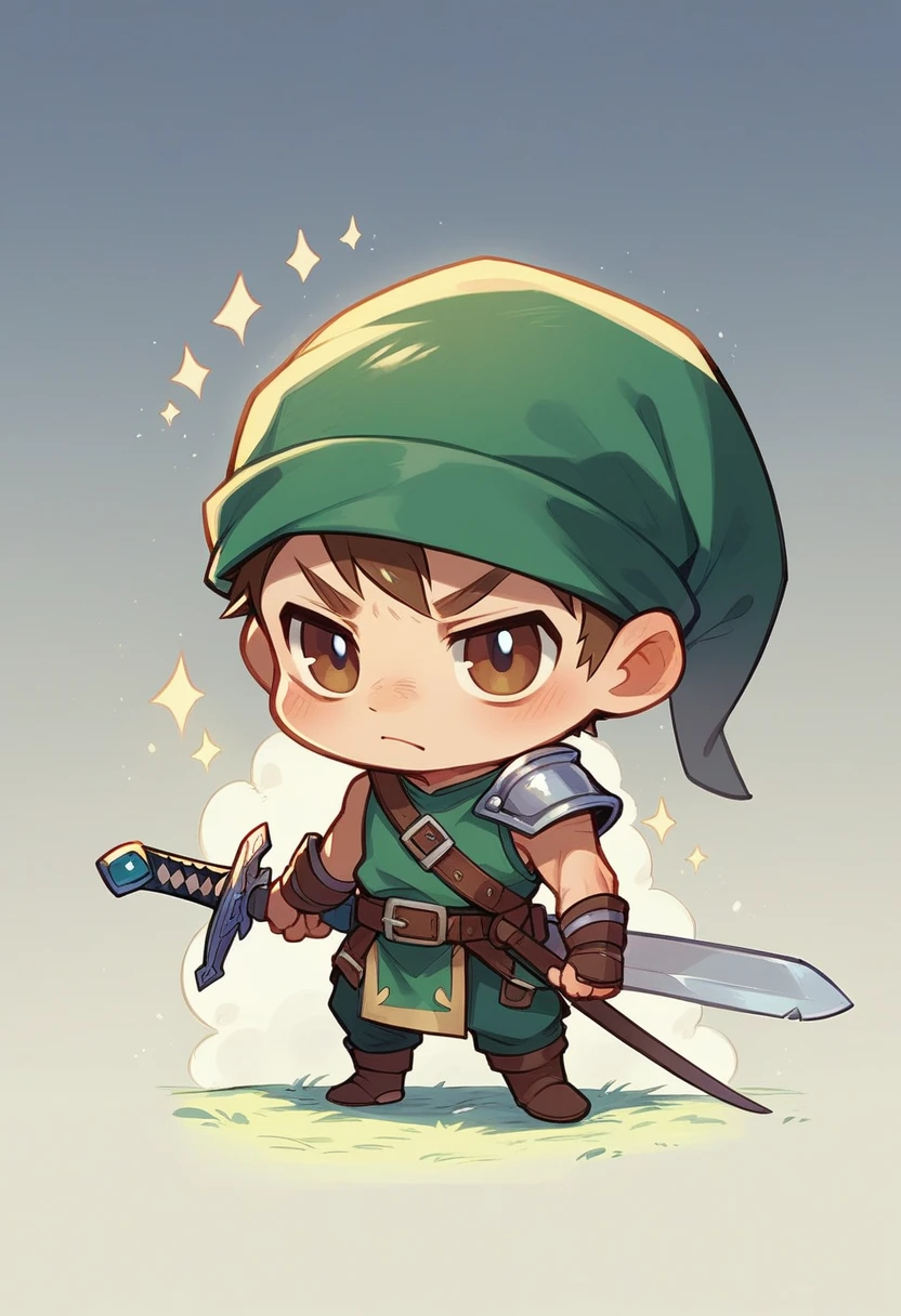 Chibi-e, boy, Adventurer,sword