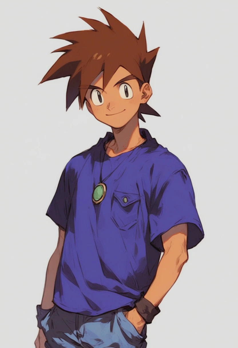 gary oak wearing sinnohoutfit