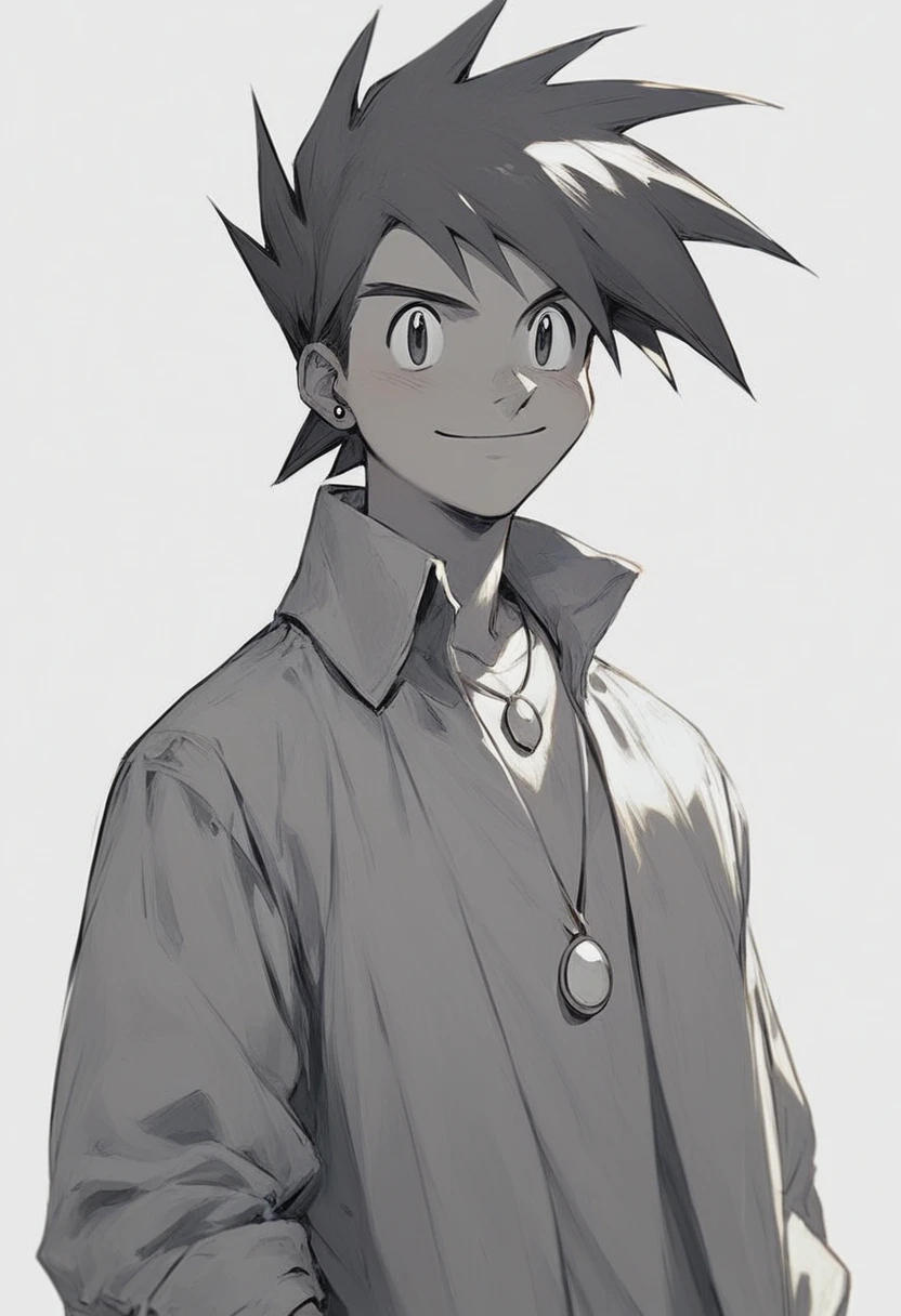 gary oak wearing sinnohoutfit