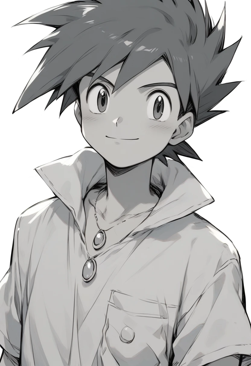 gary oak wearing sinnohoutfit