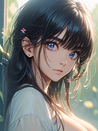 (((masterpiece))), (((High resolution)))、(((8K quality)))、(((Perfect Face)))、Looking into the camera, ((Top quality eyes)), (Detailed face), (Detailed Texture), ((Big Breasts:1.5))