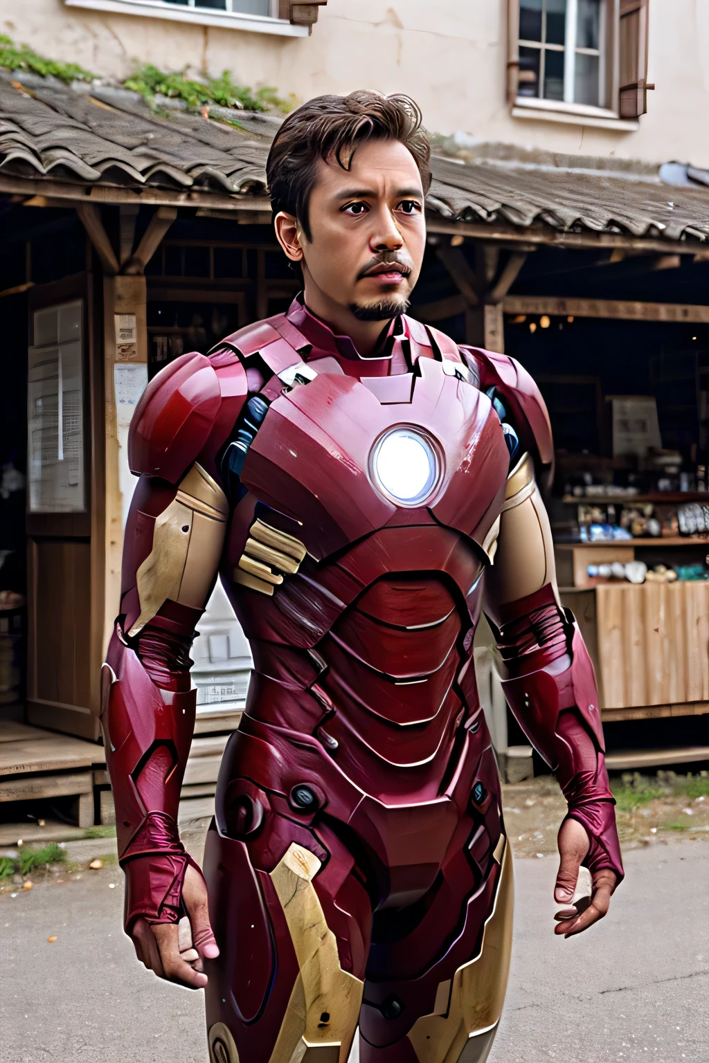 Ironman,male,village scene