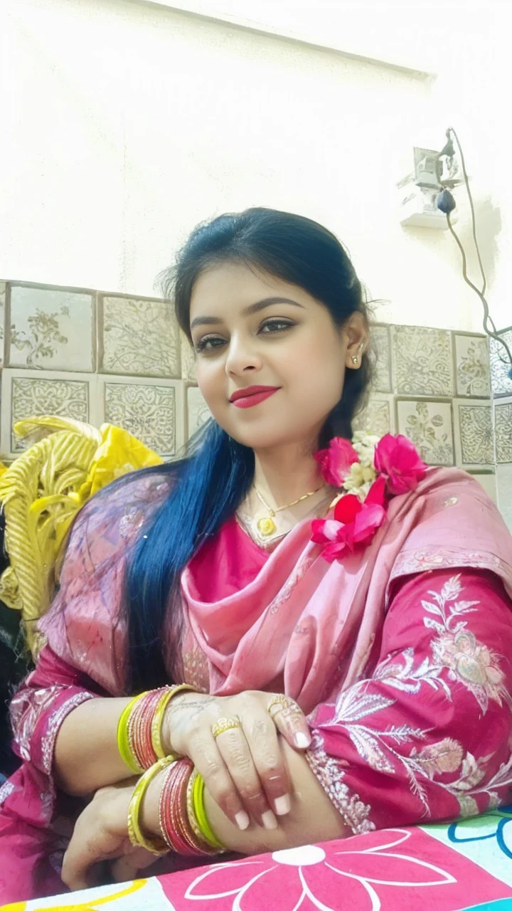 (best quality,4k,highres:1.2),ultra-detailed,realistic,girl,beautiful detailed eyes,beautiful detailed lips,extremely detailed eyes and face,longeyelashes,Indian,elastic skirt,top seductive,playful pose,sunny garden,cheerful expression,soft sunlight,lush green foliage,colorful flowers,butterflies flying around,vivid colors,portraits,bokeh