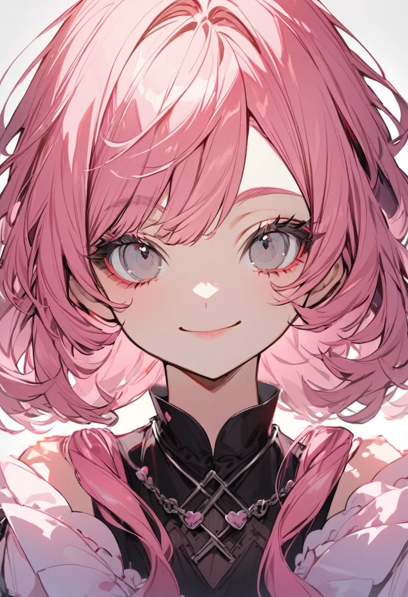 Pink puff sleeves