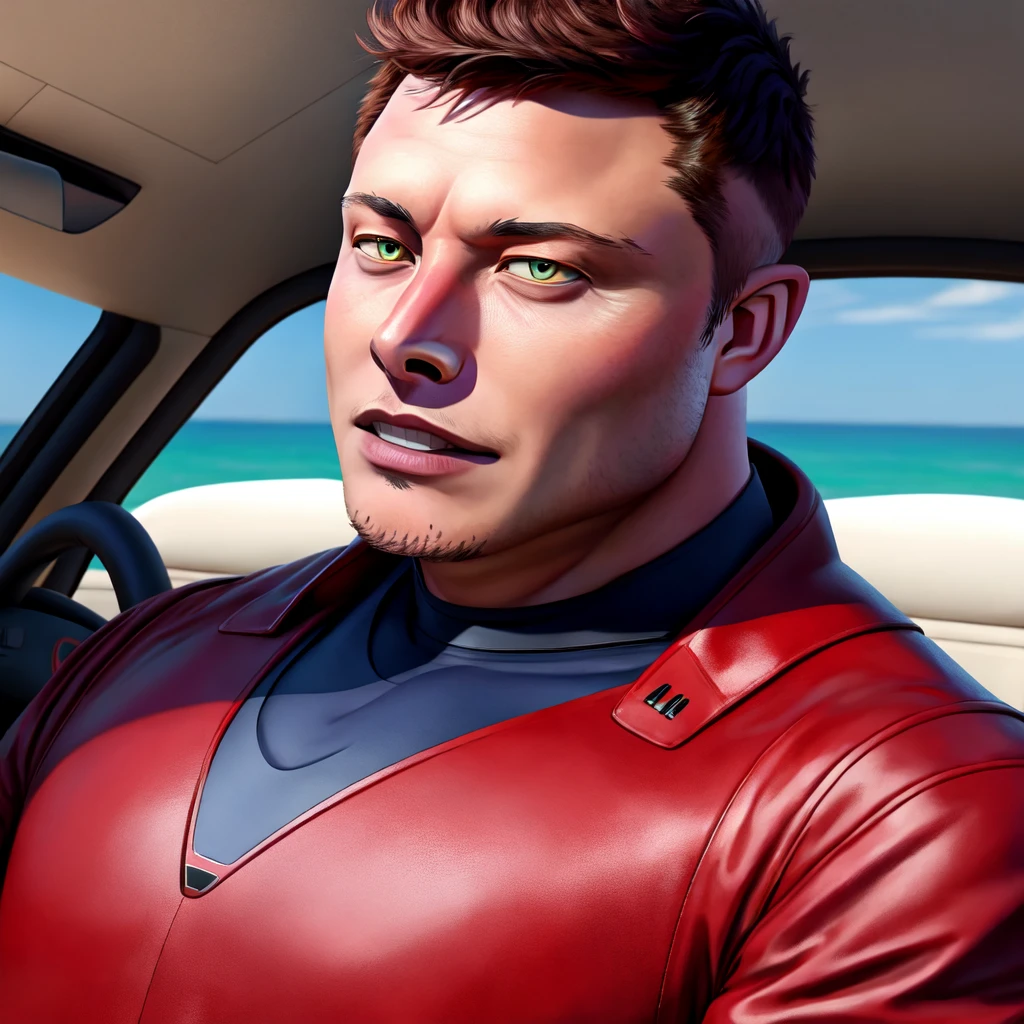 Realistic image of Elon Musk