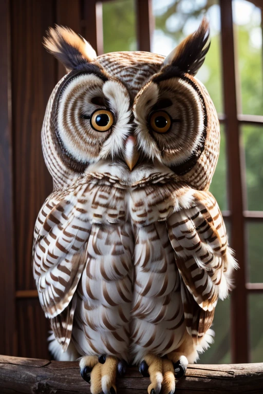 1 cute ((peluche owl)), masterpiece, uhd, ultra realistic, ultra cute, 4k