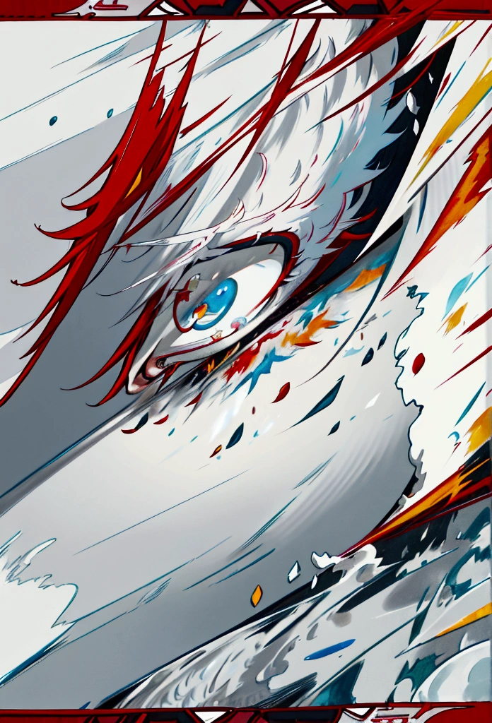 Ultra detailed, highres, absurdres, HDR, master piece, Todoroki Shouto, bicolor hair, right side is white, left side is red, heterochromia, right eye is grey, left eye is blue, detailed eyes, Boku No Hero Academia, fantasy, handsome, solo, best quality.