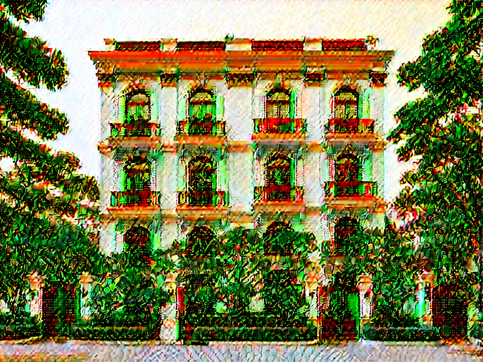 RAW photo,Exterior neo classic house, Inspired by French architecture, neo classic style, black and white, ((Highly detailed sculpted cornices at the tops of columns and walls)), French style roof, townhouse in residential area, The building is located in an urban area of Hanoi Vietnam, mix white and black steel facade, facing the road, (sidewalks), (sidewalk trees), (gate), (ultra realistic), (super high details:1.5), clean white sky, natural lighting, (curvilinear architecture:1.2), (sharpen:1.2), 8k uhd, dslr, soft lighting, high quality, film grain, Fujifilm XT3