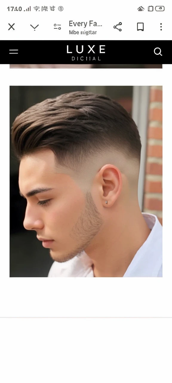 Please generate front veiw of this hairstyle