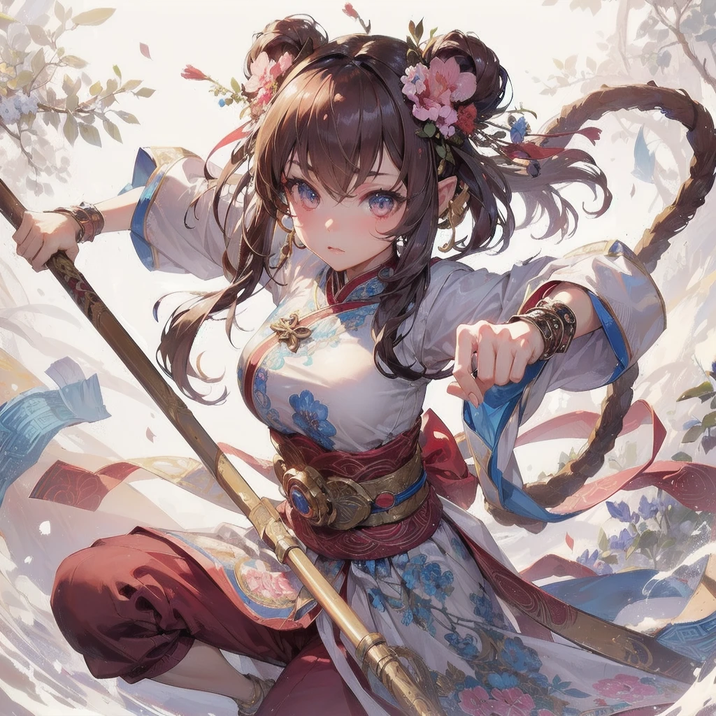 masterpiece, (textured skin), best quality, gorgeous beautiful girl, (a female
monkey ears,monkey tail),,detailed clothes,large breasts,narrow waist,, (beautiful face), cinematic lighting, (fantasy anime art ),