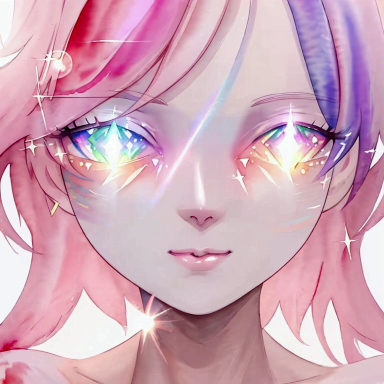 Soft Focus , (明るいグラデーションWatercolor :1.5, Lens flare:1.5 , Sparkling :1.5), shine , dream-like , White Background、Grid illusion, colorful,、((Highly detailed eyes:1.5)),((Face Zoom:1.5)),((Face Focus:1.5)),(((masterpiece、Highest quality、Highest quality、Watercolor)))(curly)、Official Art、Beautiful and aesthetic:1.2)、Glasses:1.5、(With a girl:1.5)、(Fractal Art:1.3)、Upper body、colorful、((Super detailed retina:1.5))、Embarrassing、(abdomen)、((Super Detail Eyes:1.5))、(Rainbow Hair、)((Highly detailed CG Unity 8k wallpaper、masterpiece、Highest quality))、((Super detailedな:1.2))、(Best lighting、Best Shadow、Very delicate and beautiful)、(Highly detailed CG Unity 8k wallpaper、masterpiece、Highest quality、Super detailedな)、(Best lighting、Best Shadow、Very delicate and beautiful)、(Perfect body:1.5),{{{{まばゆいshine}}}}、Rainbow Bridge、(Tabletop:1.2), Highest quality, (figure:1.2), (Super detailed), Hyper Detail, (Delicate and detailed), (Intricate details), (Cinematic Light, Highest qualityのバックライト), Solo Female, Perfect body, (4 Girl), (Best lighting, Very delicate and beautiful),