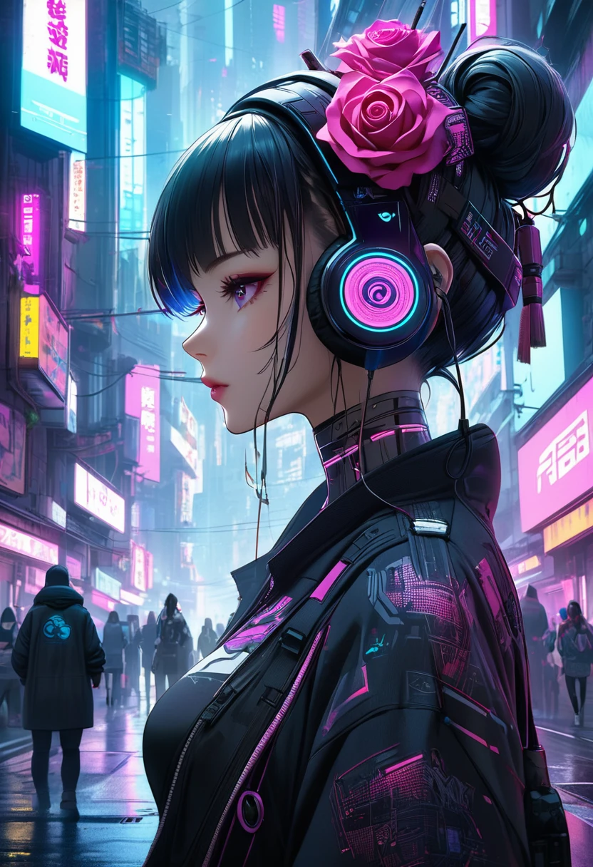 woman with gun and fire in hand, Very beautiful cyberpunk samurai, Digital Cyberpunk Anime Art, Digital Cyberpunk - Anime Art, female Cyberpunk Anime Girl, Cyberpunk Anime Girl, Cyberpunk Japanese Temple, anime cyberpunk art, Amazing anime 8k, Cyberpunk Anime Girl mech, Cyberpunk girl with jet black hair, Beautiful digital art, Cyberpunk Geisha