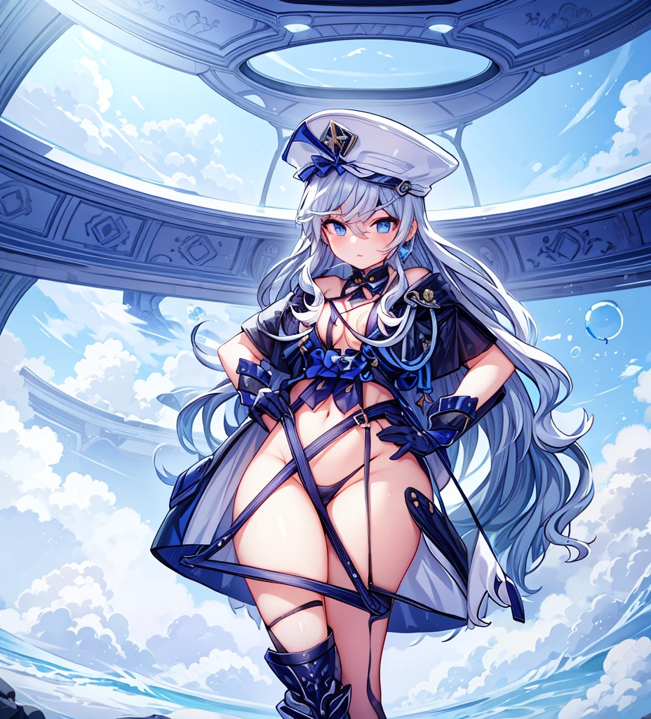 (remover censura) Generate the same character as the image, (keep character colors), Full HD, 4K, no blur, High definition, (((character wearing bikini))), swimsuit wear, lace underwear, show legs, Show thighs, show arms, perfects eyes, no blemishes, no blur, へそ, niplles, big breasts detailed, best qualityer, raytracing, face detailed, 8 k wallpaper, (high resolution), sensuous, ((change character's clothes))