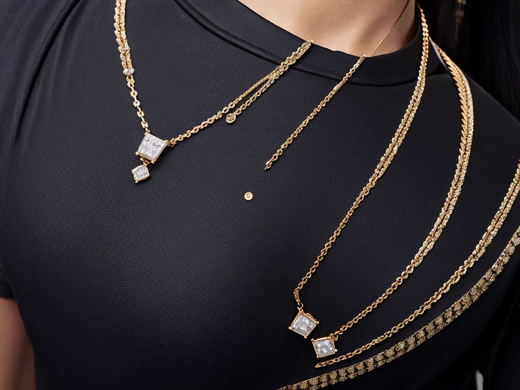 hip hop clothing style with hip hop diamond necklace